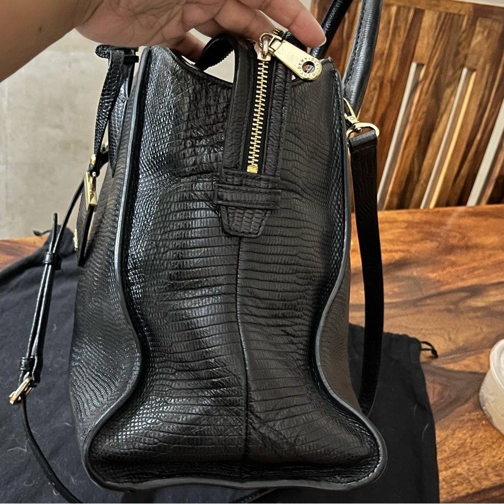DKNY Pebbled Genuine Leather Bag - Picture 15 of 15